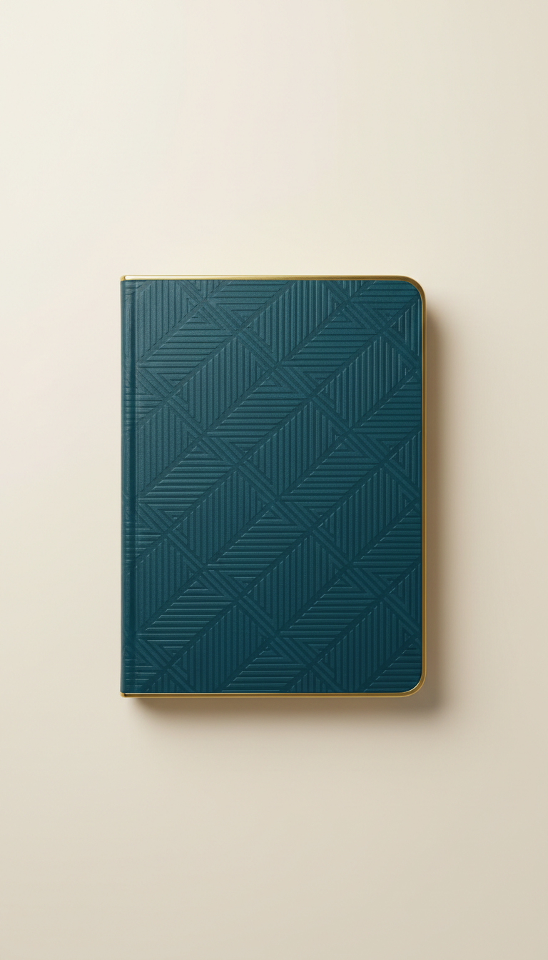 Embossed Gold-Edge Notebook