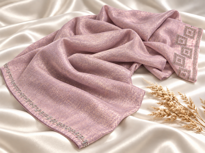 Premium Kashka Hijab with DMC Stone Work